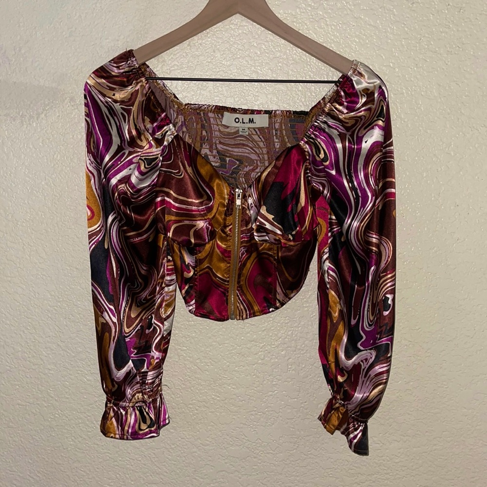 Long Sleeve Crop Top